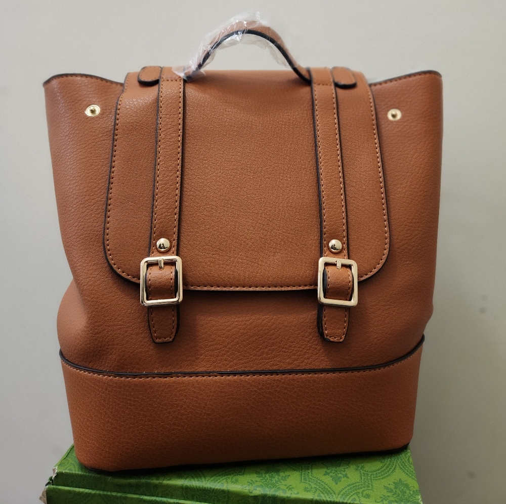 Tan backpack